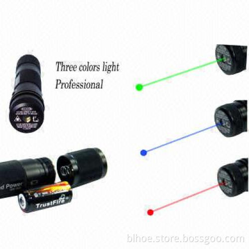 Rifle Optics with Red Light Gun Aiming Laser